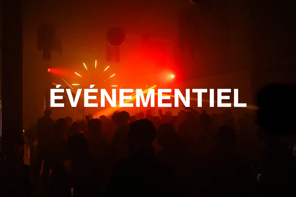 image d'un festival avec le titre "évènementiel"